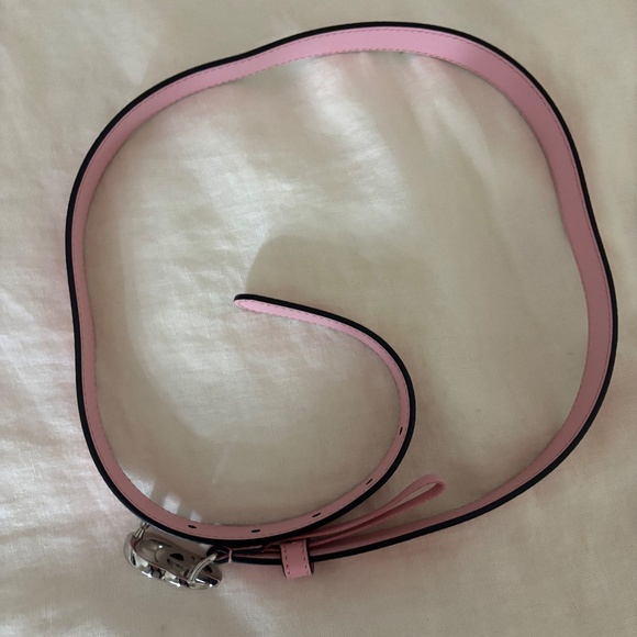 Rare Gucci Marmont Pink Thin Belt - Picture 5 of 7